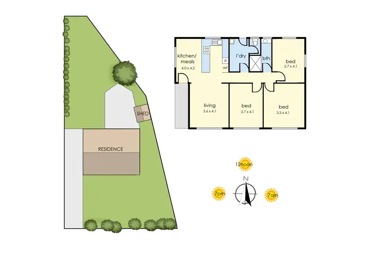 Floorplan of Homely house listing, 21 Lambert Street, Frankston North VIC 3200