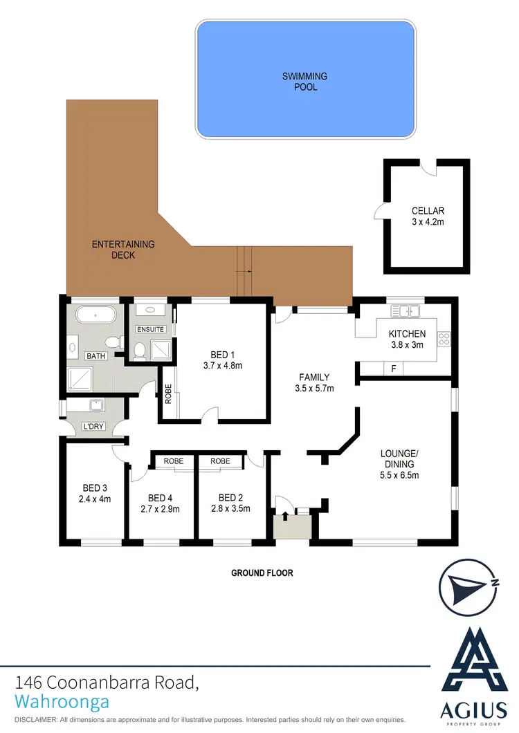 Floorplan of Homely house listing, 146 Coonanbarra Road, Wahroonga NSW 2076