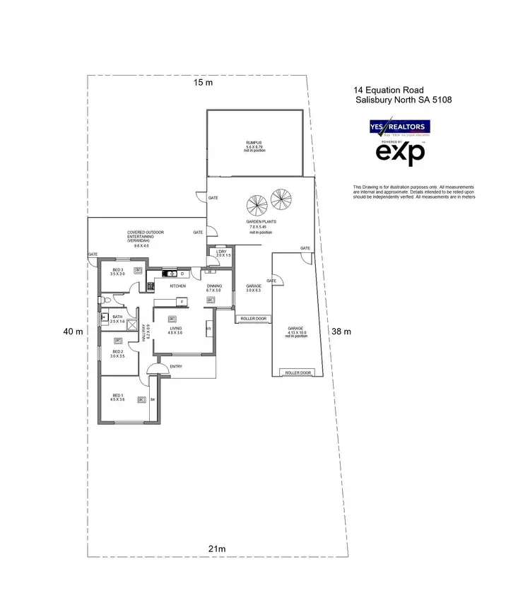 Floorplan of Homely house listing, 14 Equation Road, Salisbury North SA 5108