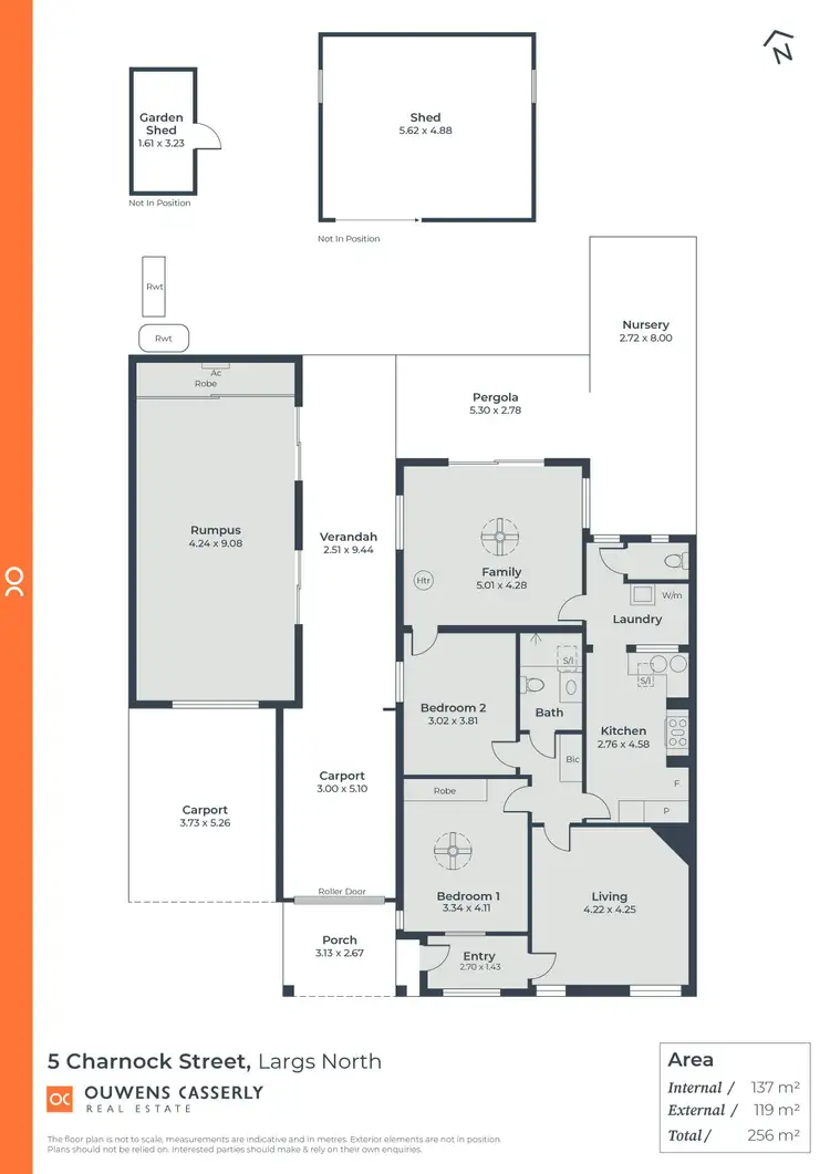 Floorplan of Homely house listing, 5 Charnock Street, Largs North SA 5016