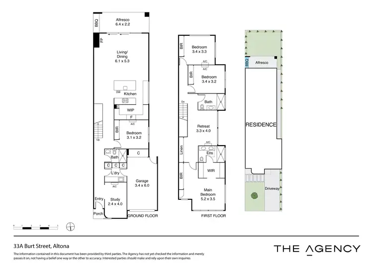 Floorplan of Homely house listing, 33a Burt Street, Altona VIC 3018
