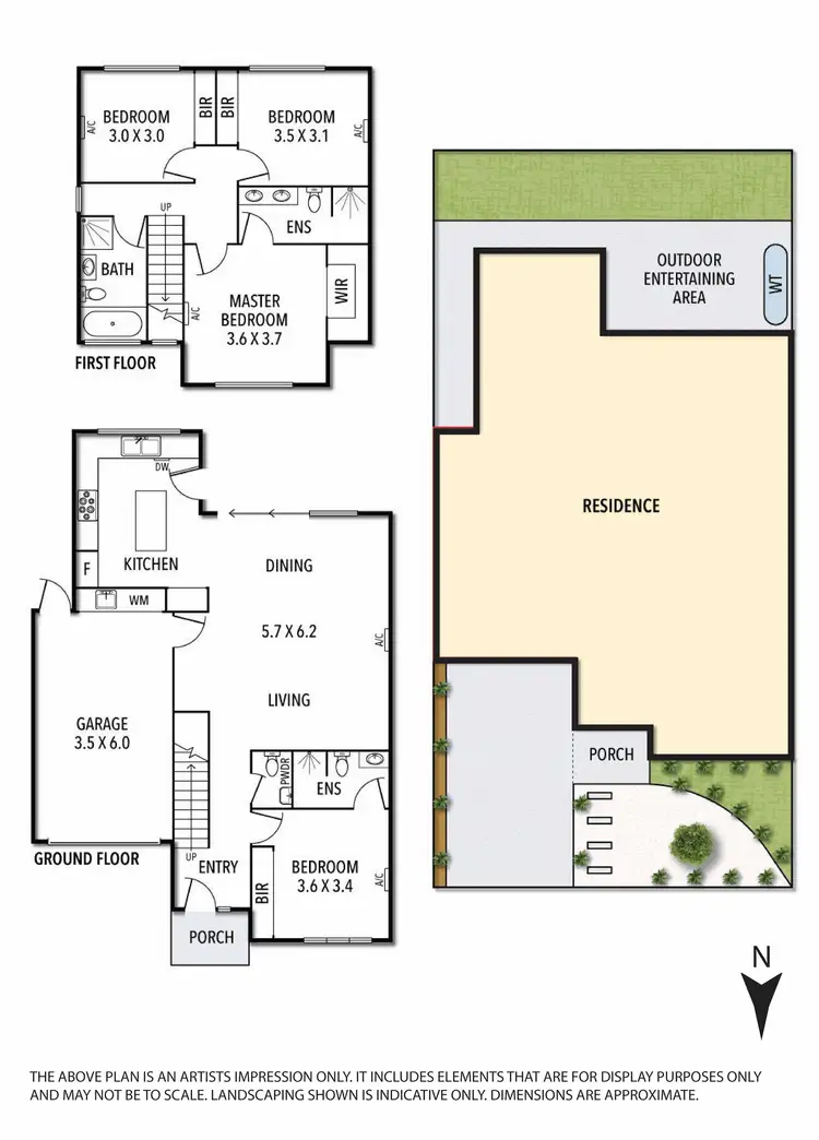 Floorplan of Homely townhouse listing, 96a Railway Street South, Altona VIC 3018