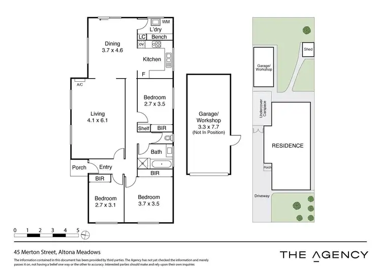 Floorplan of Homely house listing, 45 Merton Street, Altona Meadows VIC 3028