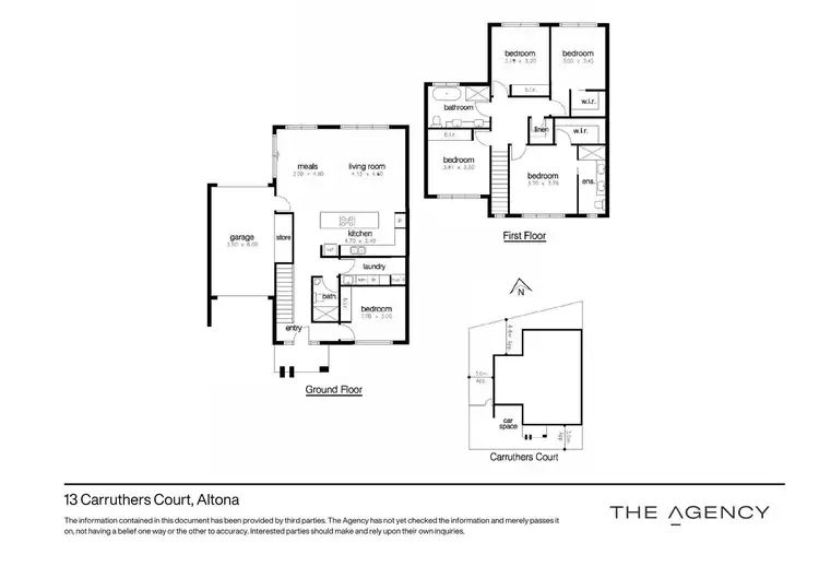 Floorplan of Homely townhouse listing, 13 Carruthers Court, Altona VIC 3018
