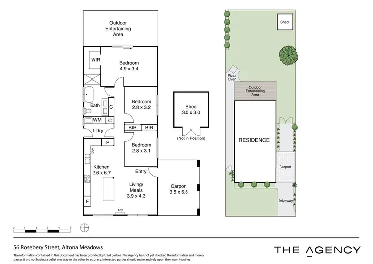 Floorplan of Homely house listing, 56 Rosebery Street, Altona Meadows VIC 3028