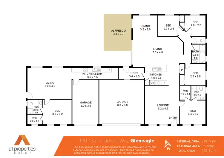 Floorplan of Homely house listing, 130-132 Tullamore Way, Gleneagle QLD 4285