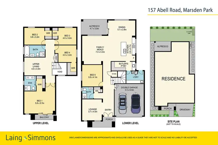 Floorplan of Homely house listing, 157 Abell Road, Marsden Park NSW 2765