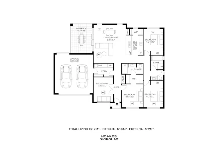 Floorplan of Homely house listing, 3 Day Street, North Brighton SA 5048