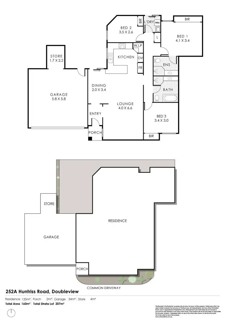 Floorplan of Homely villa listing, 252A Huntriss Road, Doubleview WA 6018