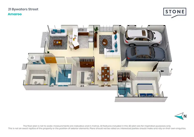 Floorplan of Homely house listing, 21 Bywaters Street, Amaroo ACT 2914