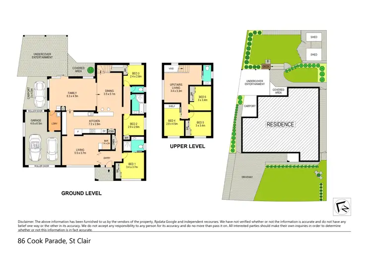 Floorplan of Homely house listing, 86 Cook Parade, St Clair NSW 2759