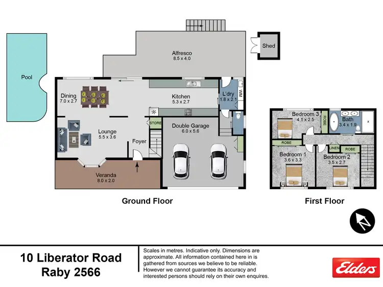 Floorplan of Homely house listing, 10 Liberator Street, Raby NSW 2566