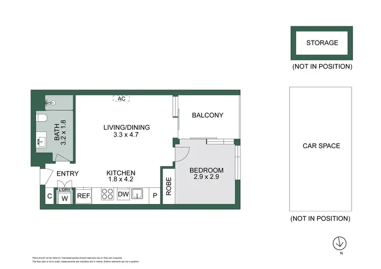 Floorplan of Homely apartment listing, 607/30 Burnley Street, Richmond VIC 3121