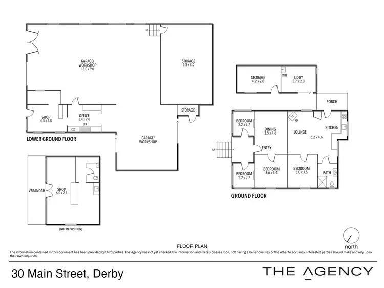 Floorplan of Homely house listing, 30 Main Street, Derby TAS 7264