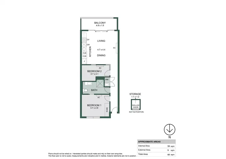 Floorplan of Homely apartment listing, 111/271-281 Gouger Street, Adelaide SA 5000