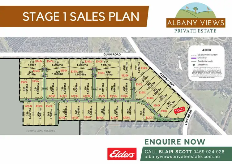 Floorplan of Homely land listing, LOT 263 Albany Views Private Estate, Drome WA 6330