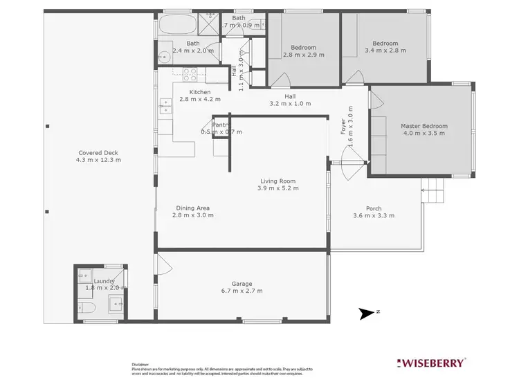 Floorplan of Homely house listing, 10 Chelmsford Road, Lake Haven NSW 2263