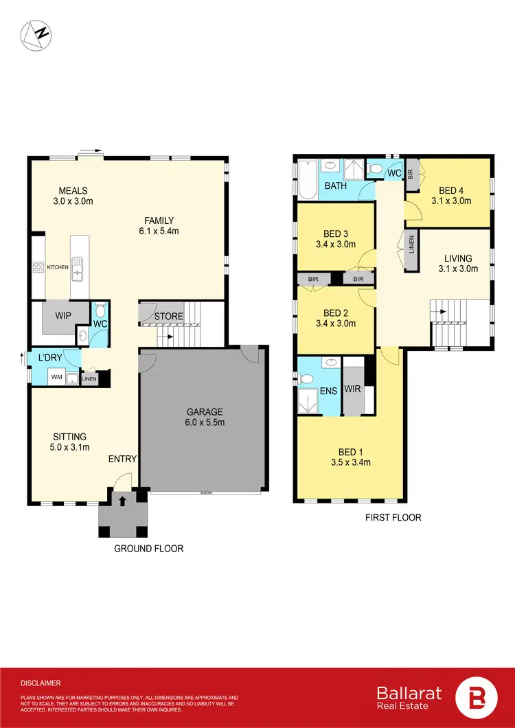 Floorplan of Homely house listing, 9 Scanlon Street, Lucas VIC 3350