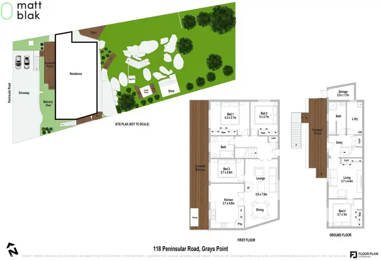 Floorplan of Homely house listing, 118 Peninsular Road, Grays Point NSW 2232