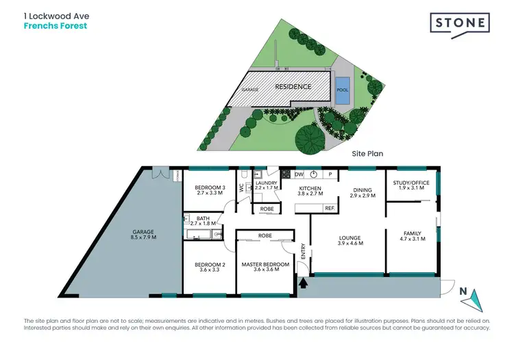 Floorplan of Homely house listing, 1 Lockwood Avenue, Frenchs Forest NSW 2086