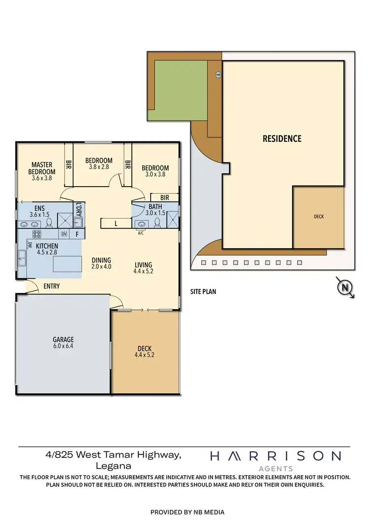 Floorplan of Homely unit listing, 4/825 West Tamar Highway, Legana TAS 7277
