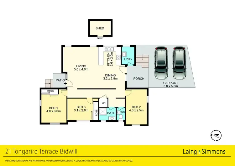Floorplan of Homely house listing, 21 Tongariro Terrace, Bidwill NSW 2770
