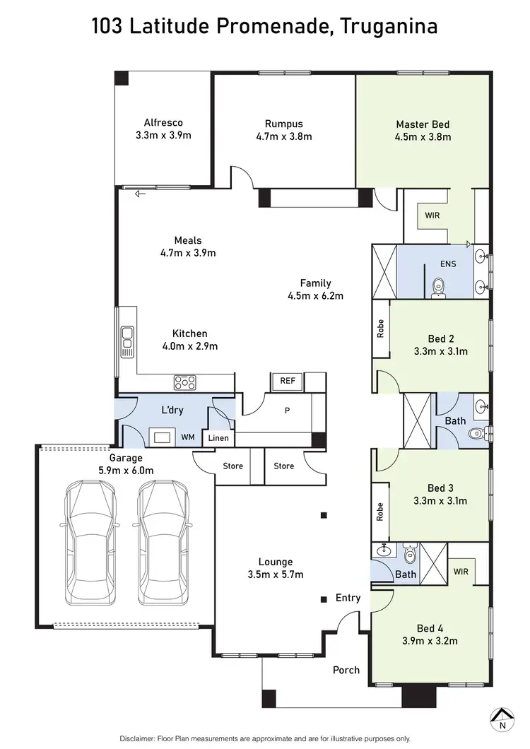 Floorplan of Homely house listing, 103 Latitude Promenade, Truganina VIC 3029