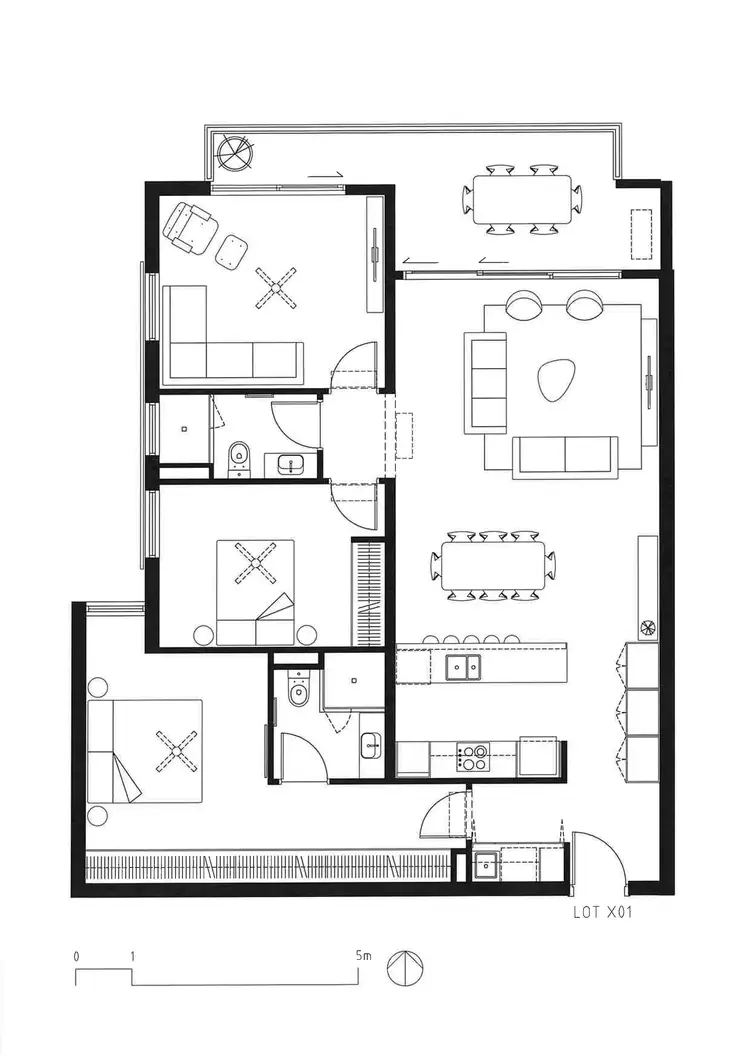 Floorplan of Homely apartment listing, 501/62 Hurtle Square, Adelaide SA 5000