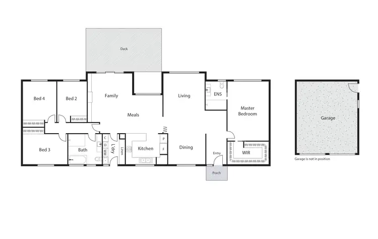 Floorplan of Homely house listing, 12 Reddall Close, Isaacs ACT 2607