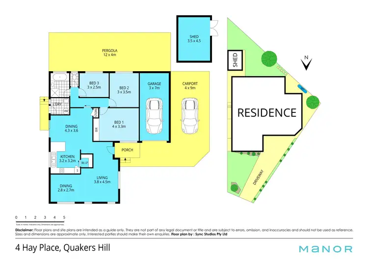 Floorplan of Homely house listing, 4 Hay Place, Quakers Hill NSW 2763