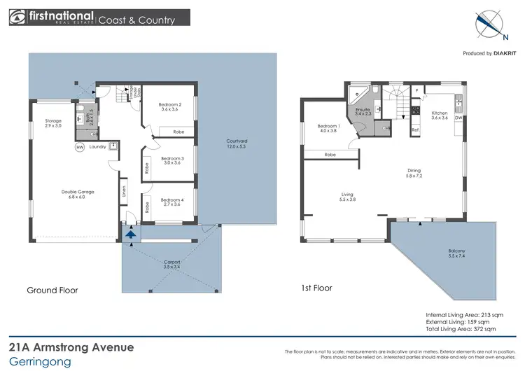 Floorplan of Homely house listing, 21a Armstrong Avenue, Gerringong NSW 2534