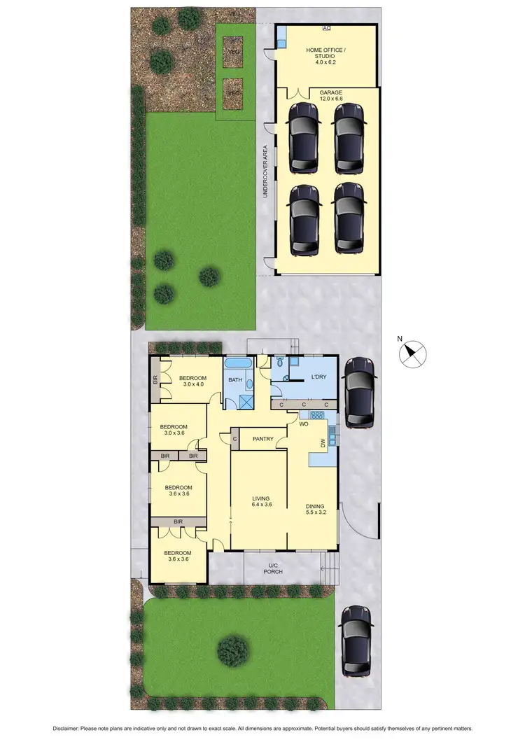 Floorplan of Homely house listing, 36 Greig Street, Reservoir VIC 3073