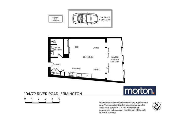 Floorplan of Homely apartment listing, 104/72 River Road, Ermington NSW 2115