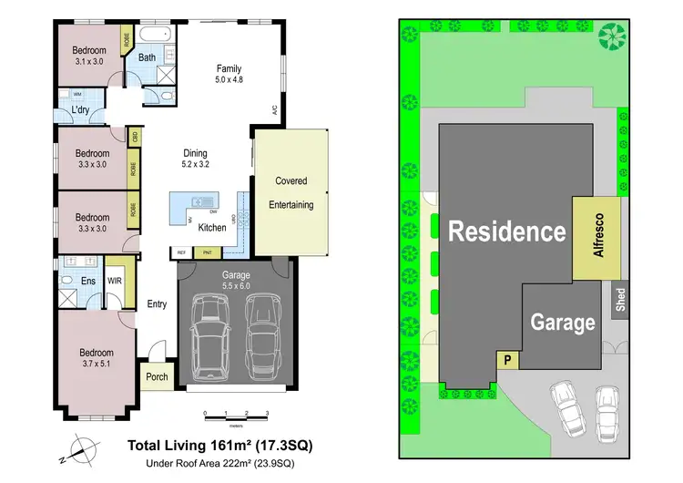 Floorplan of Homely house listing, 42 Springwater Drive, Drouin VIC 3818