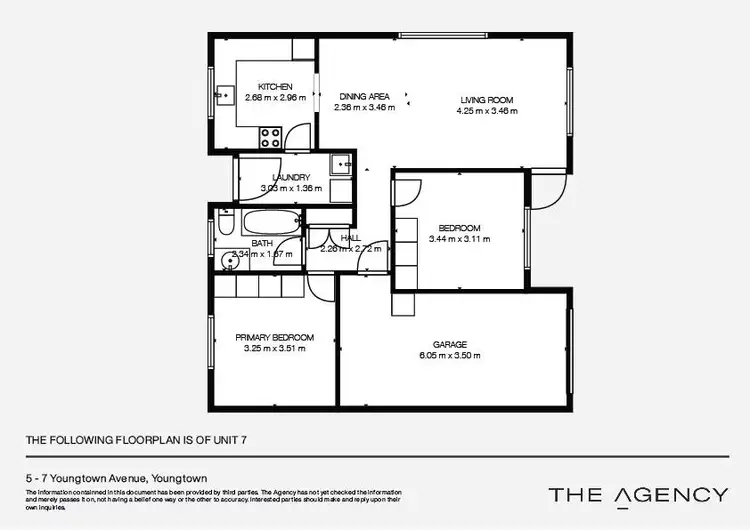 Floorplan of Homely unit listing, 8/5-7 Youngtown Avenue, Youngtown TAS 7249