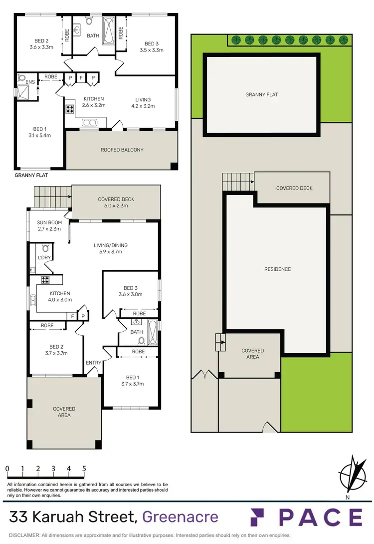 Floorplan of Homely house listing, 33 Karuah Street, Greenacre NSW 2190