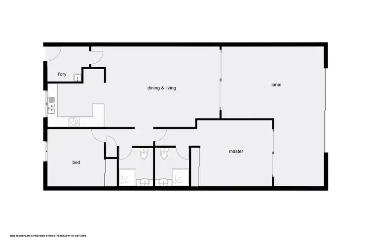 Floorplan of Homely unit listing, 204/331-337 Lake Street, Cairns North QLD 4870