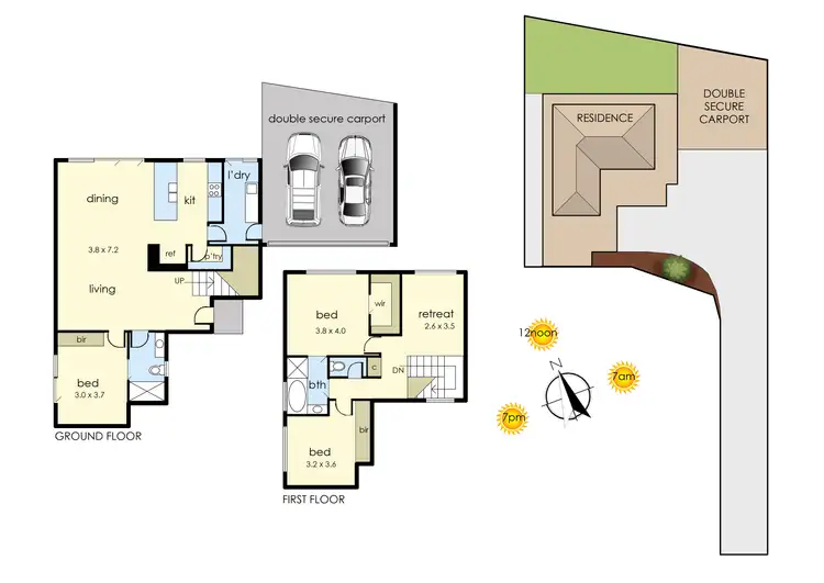 Floorplan of Homely house listing, 81A Nursery Avenue, Frankston VIC 3199