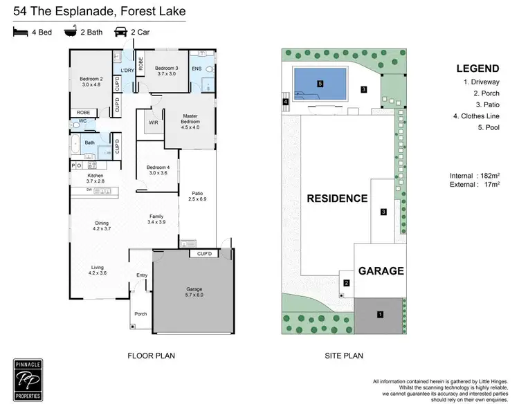 Floorplan of Homely house listing, 54 The Esplanade, Forest Lake QLD 4078