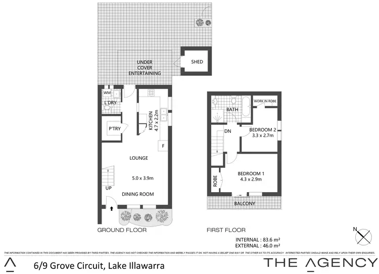 Floorplan of Homely townhouse listing, 6/9 Grove Circuit, Lake Illawarra NSW 2528