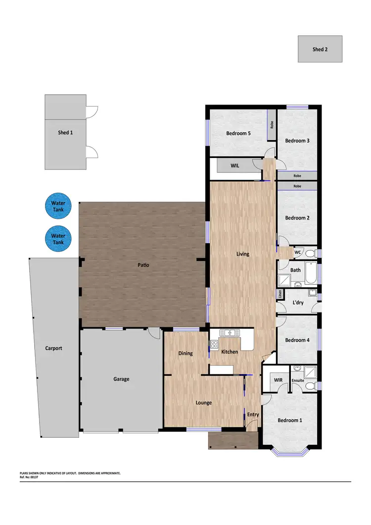 Floorplan of Homely house listing, 43 Ina Gregory Circuit, Conder ACT 2906