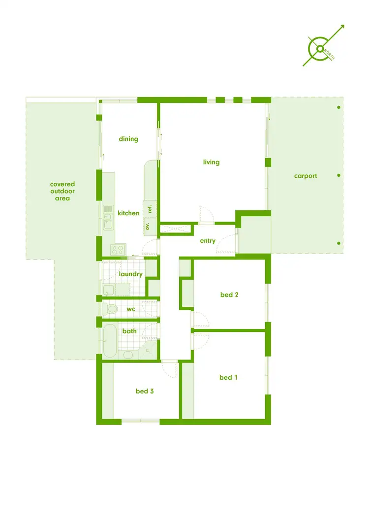 Floorplan of Homely house listing, 36 McKenzie Street, Kambah ACT 2902