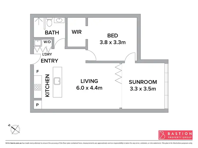 Floorplan of Homely apartment listing, 507/25 Challis Street, Dickson ACT 2602