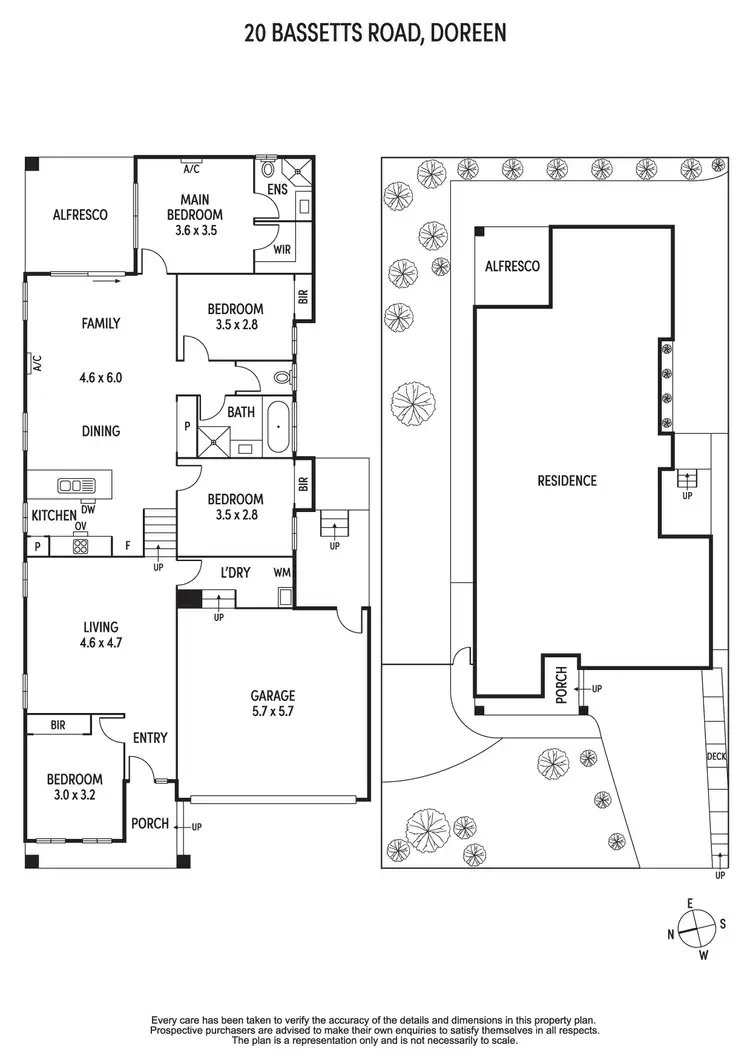Floorplan of Homely house listing, 20 Bassetts Road, Doreen VIC 3754