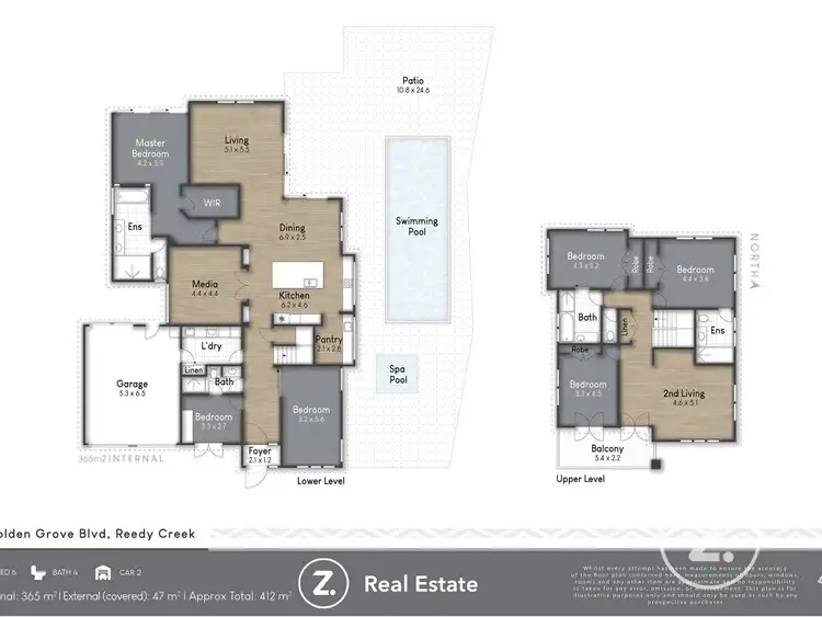 Floorplan of Homely house listing, 43 Golden Grove Boulevard, Reedy Creek QLD 4227
