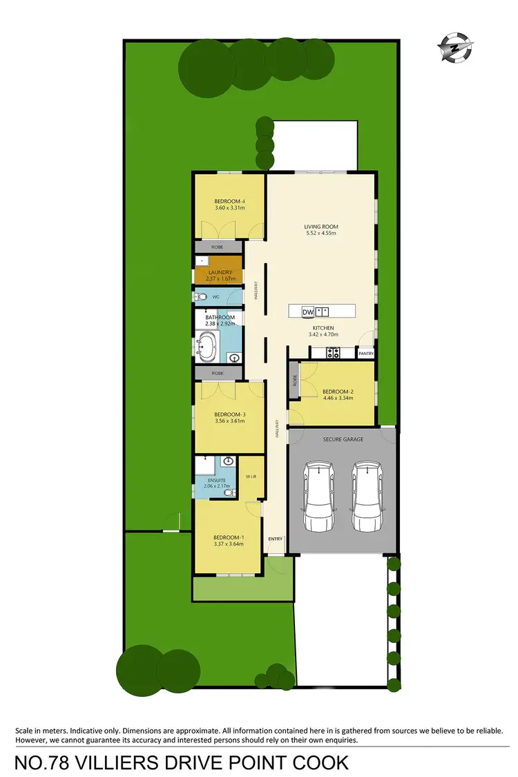 Floorplan of Homely house listing, 78 Villiers Drive, Point Cook VIC 3030