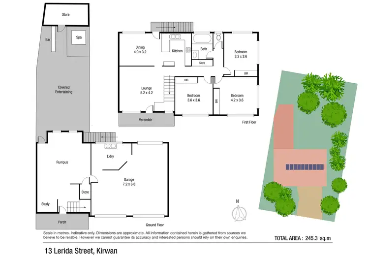Floorplan of Homely house listing, 13 Lerida Street, Kirwan QLD 4817