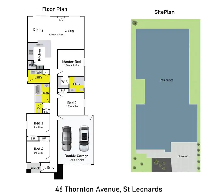 Floorplan of Homely house listing, 46 Thornton Avenue, St Leonards VIC 3223