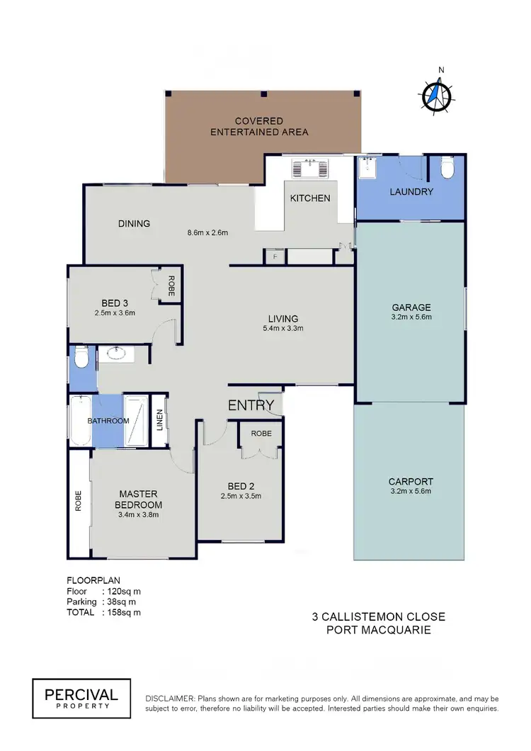 Floorplan of Homely house listing, 3 Callistemon Close, Port Macquarie NSW 2444