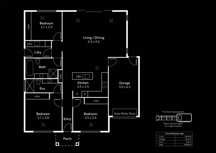 Floorplan of Homely house listing, 20 Minns Street East, Seaton SA 5023